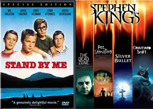 The Strange Classic Horror Stephen King Silver Bullet & Pet Semetary & Graveyard Shift   The Dead Zone Master & Stand By Me DVD 5 Feature movie Collection bundle