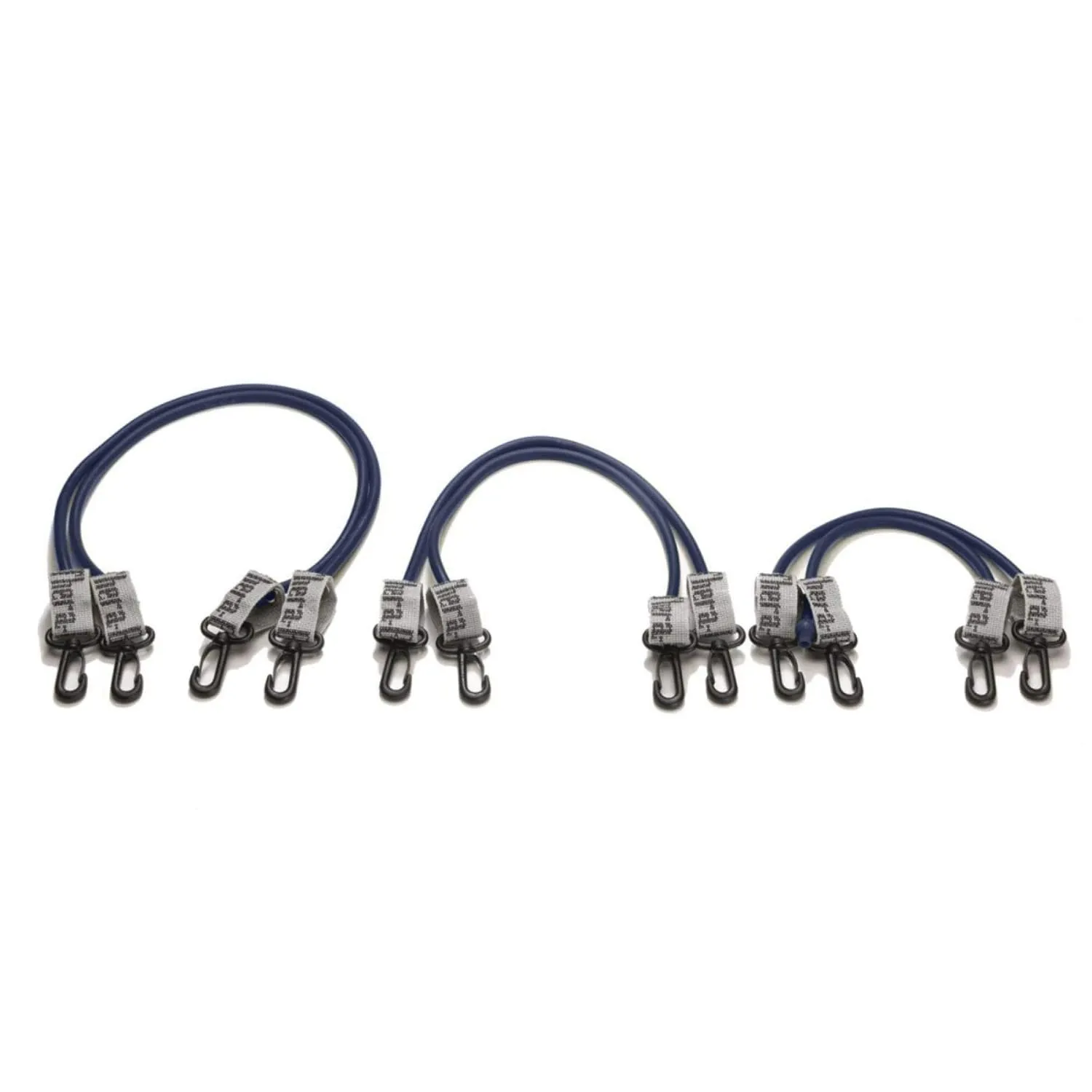 THERABAND Wellness Station Professional Latex Resistance Tubing With Connectors for Physical Therapy, Exercise Station for Rehab, Pilates, Set of 2, 18 Inch, Blue, Extra Heavy, Level 5