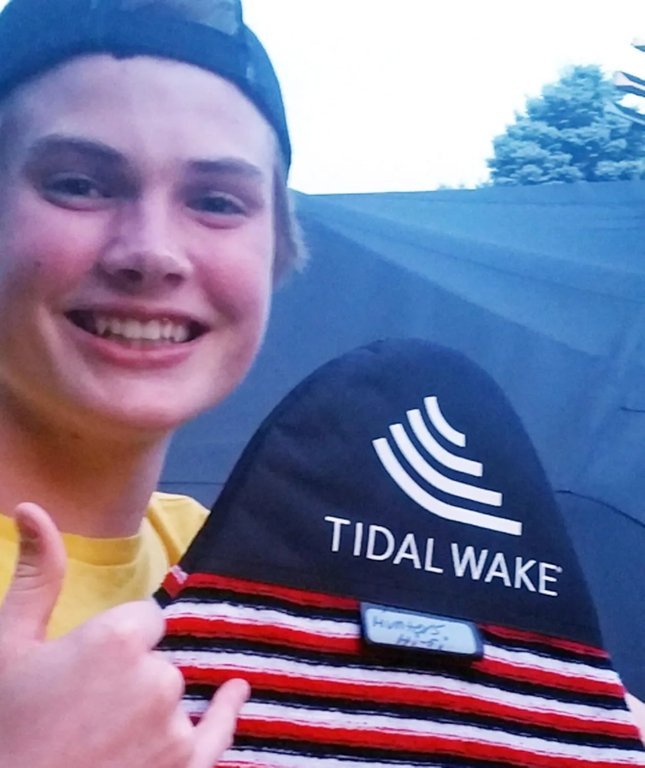 Tidal Wake TAG-IT Pointed Nose Surf & Wake Board Sock Bag with Built-in Name Tag, 52-53" Personalize with Your Name!