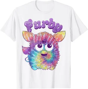 Tie Dyed Cute Portrait Logo T-Shirt
