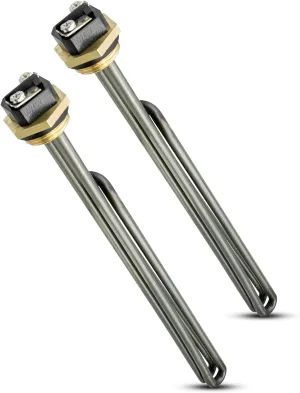 Titanium HE 90240 Heating Element, 9 KW 240-volt Tankless Electric Water Heater Heating Element Fits for Rheem RTEX EcoSmart Eco 18 24 27 36 Richmond iHeat Drakken Tankless Water Heater,2 Pcs