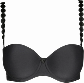Tom Strapless T-Shirt Bra 38C, Charcoal