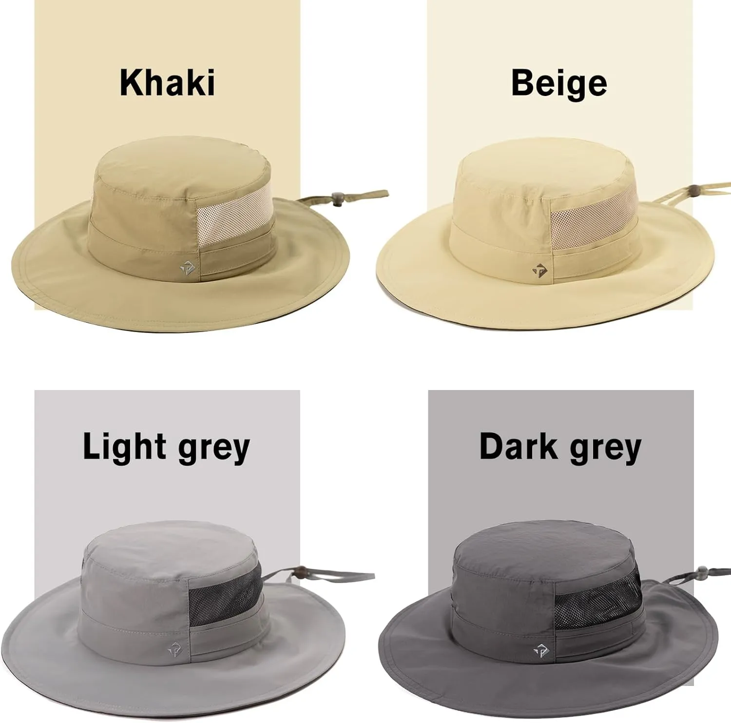 TOP-EX SunShield Sun Hat with UPF 50 , Floppy Wide Brim, Breathable Adjustable Fit (6 7/8-8 3/8)