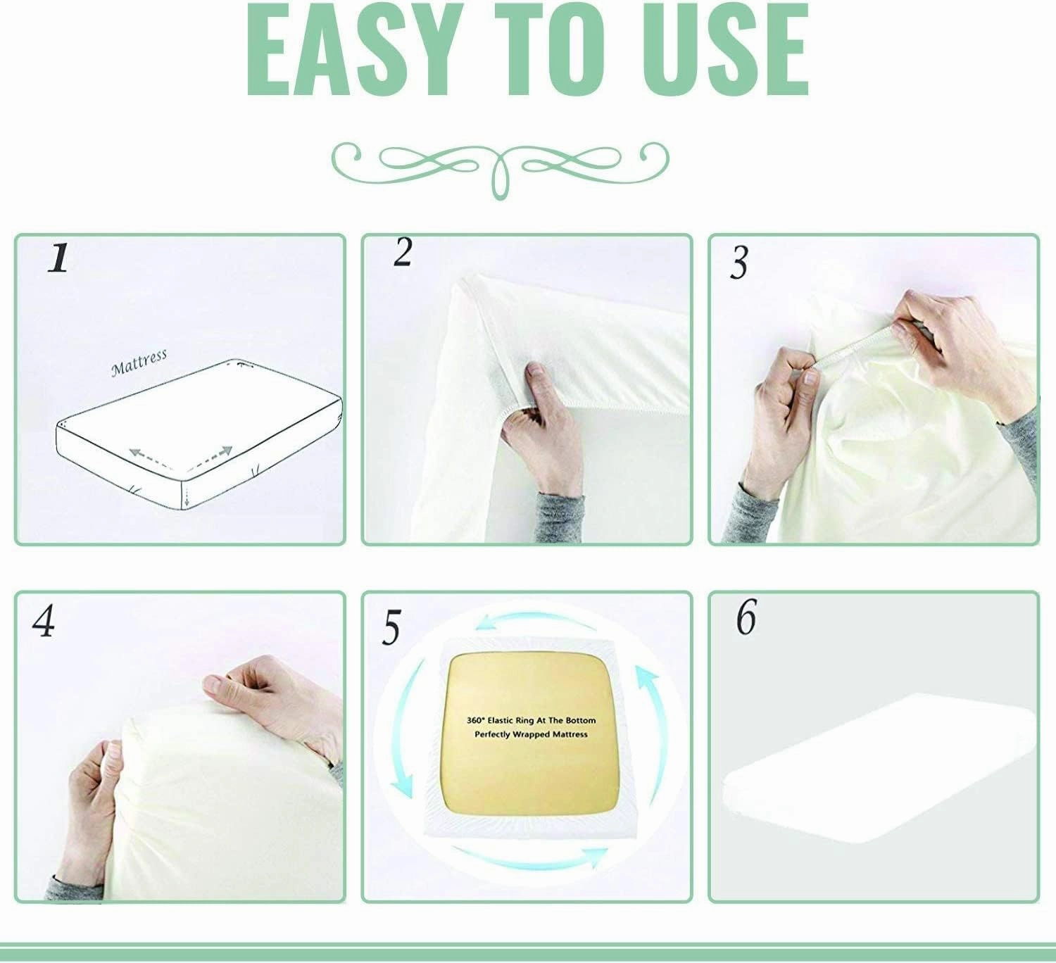 Top Split Queen Fitted Sheet for Adjustable Beds, 100% Cotton Deep Pocket Half Split Fitted Sheet 1 PC, Sleep Number Beds 34 Inches Down from The Top, Taupe