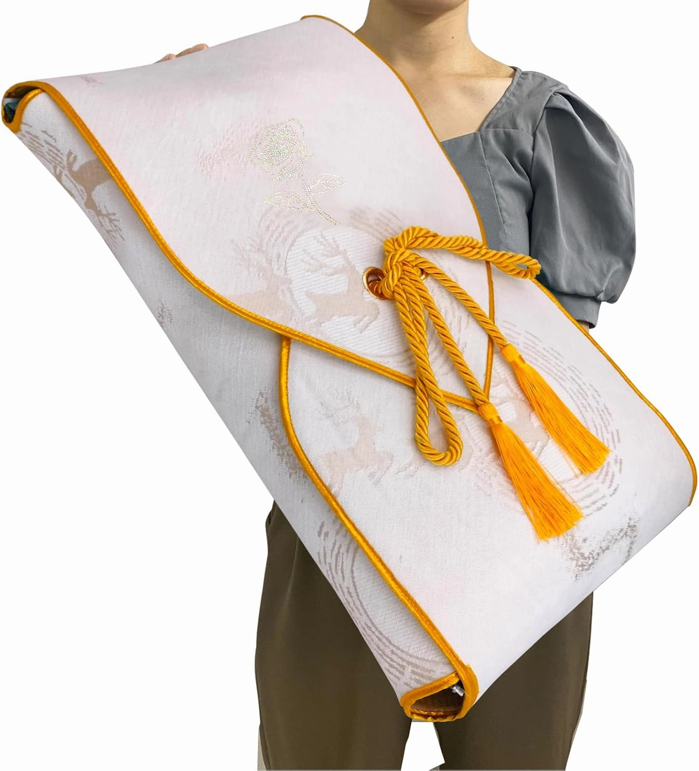 TopLove Pet Burial, Eco Friendly Pet Body Bag & Cremation Ceremony Kit-Say Goodbye in Your Own Way, Size for Every Breed (Small, White)