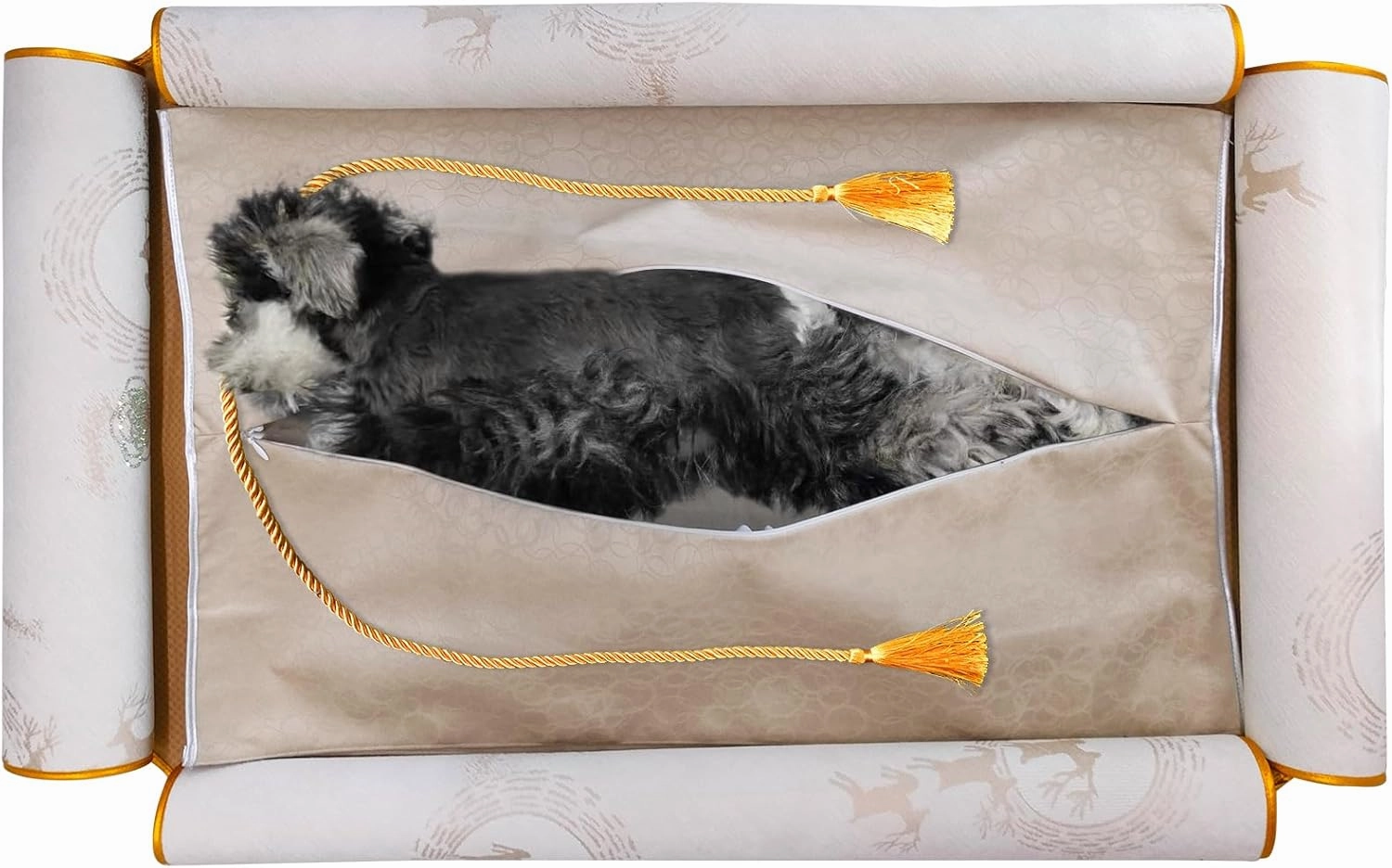 TopLove Pet Burial, Eco Friendly Pet Body Bag & Cremation Ceremony Kit-Say Goodbye in Your Own Way, Size for Every Breed (Small, White)