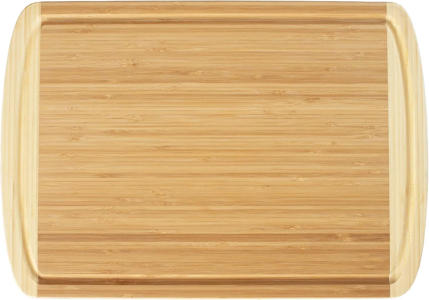 Totally Bamboo Kona Groove Bamboo Carving & Cutting Board, 18" x 12-1/2"