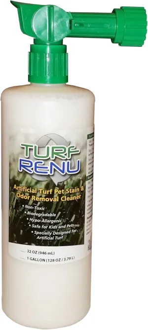 Tr10132 Bio-Enzymatic Cleaning Solution for Synthetic/Artificial Turf and Pet Odor Control with Sprayer, 32-Ounce, Package may vary