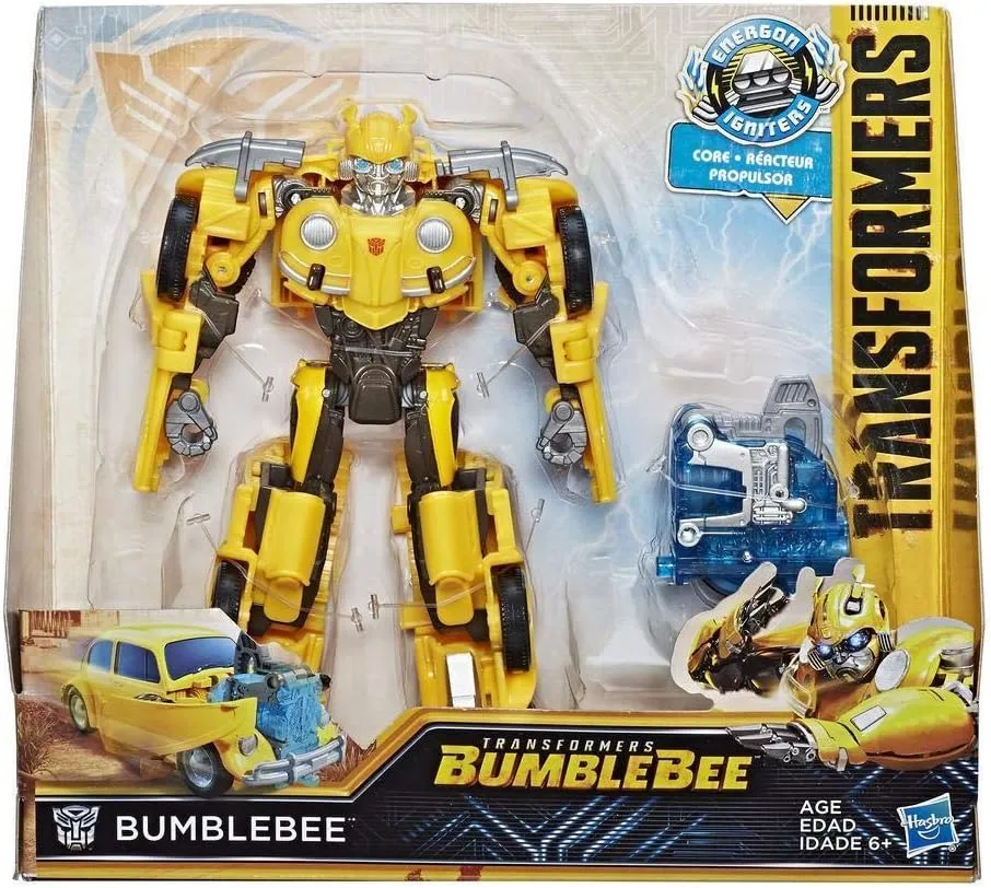 Transformers: Bumblebee Movie Toys, Energon Igniters Nitro Bumblebee Action Figure - Included Core Powers Driving Action - Toys for Kids 6 & Up, 7"