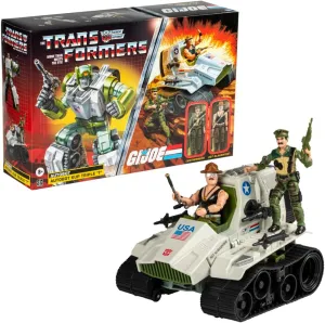 Transformers Collaborative G.I. Joe x Autobot Kup Triple T 9-Inch Action Figure, O-Ring 3.75-inch SGT Slaughter & Leatherneck Action Figures 8 