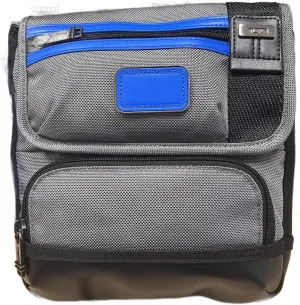 TUMI 111781-A308 Kerby Grey/Black/Blue With Gunmetal Hardware Women's Crossbody Bag