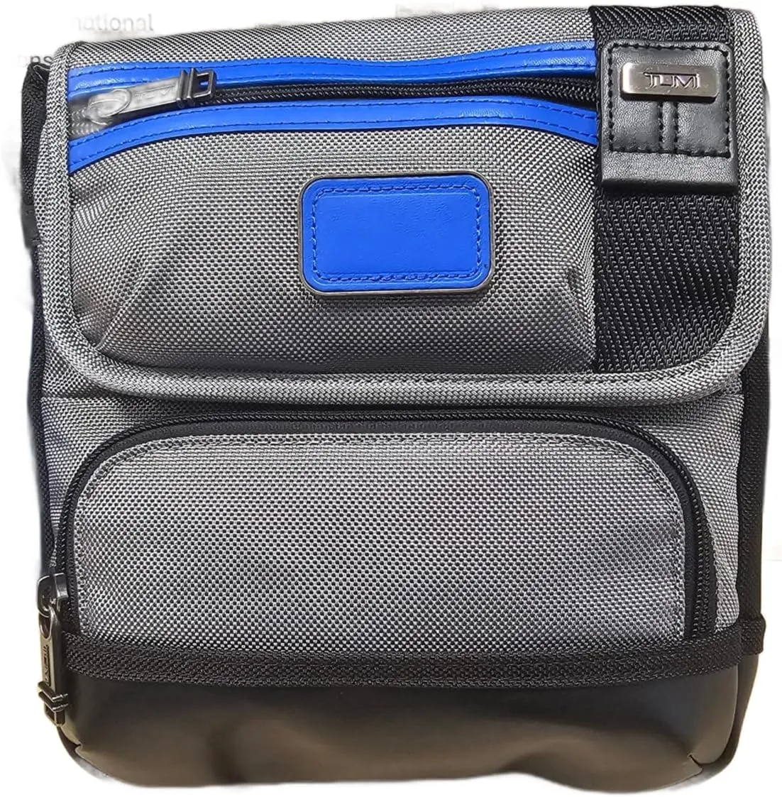 TUMI 111781-A308 Kerby Grey/Black/Blue With Gunmetal Hardware Women's Crossbody Bag