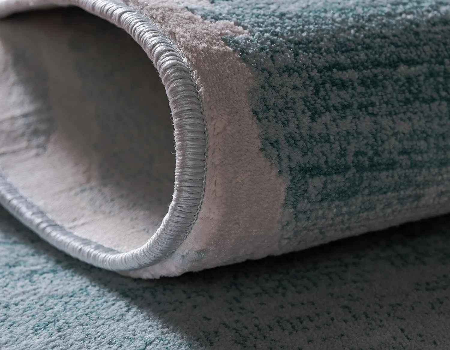 Unique Loom Jill Zarin Uptown Collection Area Rug - Carnegie Hill (2' 2'' x 6' 1'' Runner, Turquoise/ Ivory)
