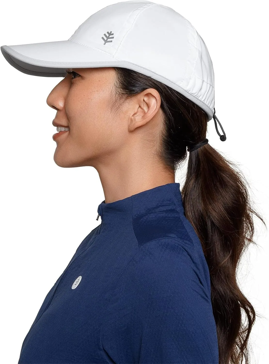 Unisex Sports Cap - UPF 50 Sun Protective - Reflective Logo - Lenny