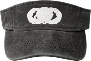 United States Air Force Manpower & Personnel Badge Sun Visor Hats Adjustable Baseball Cap for Women Men Sun Hat Golf Caps