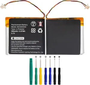 Upgraded Battery for Beats Studio 3.0 Studio 2.0 fits Part No Beats AEC643333,PA-BT05 Beats by Dr Dre 3.7V Li-Polyme 560mAh/2.07Wh Wireless Headset Battery