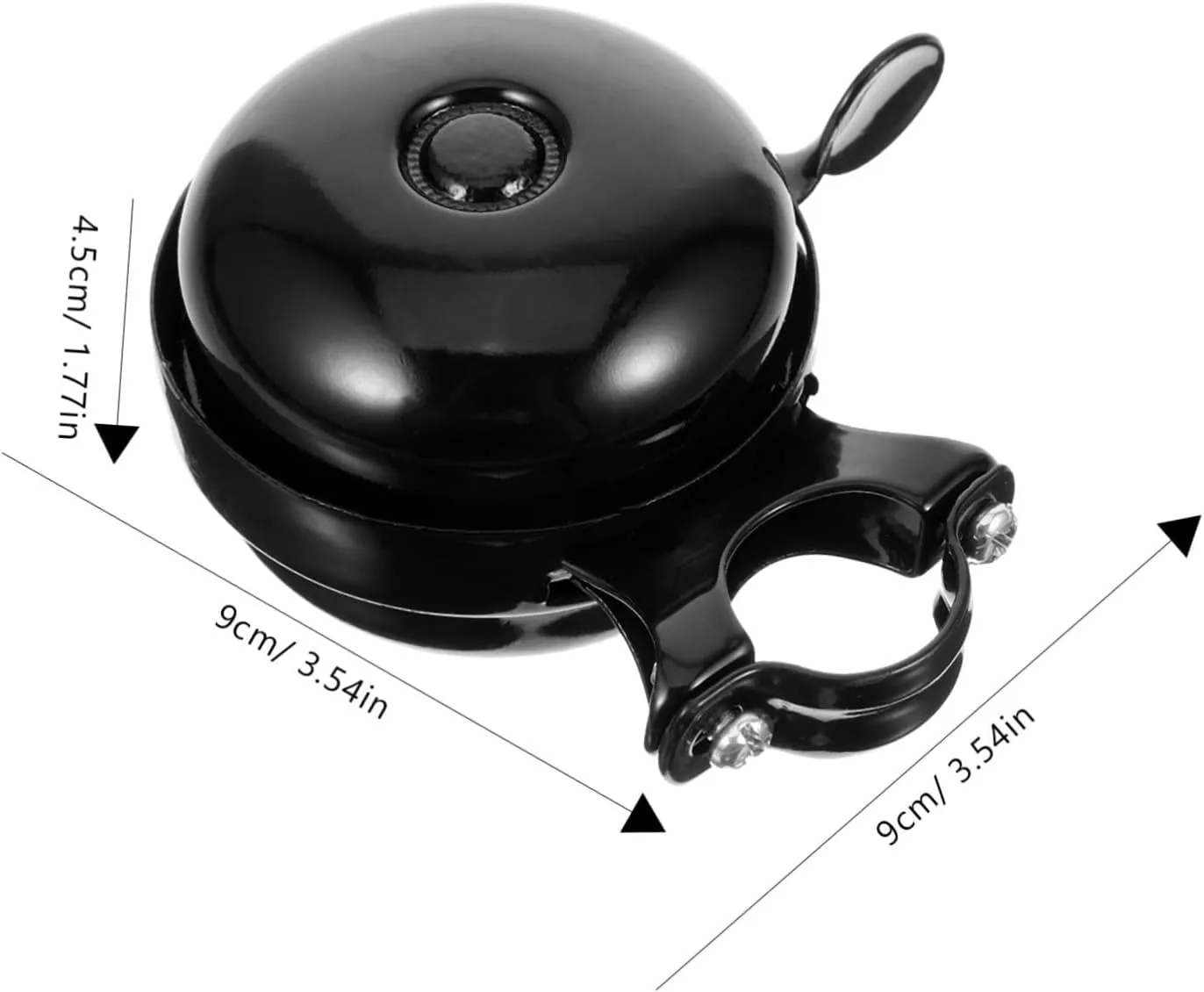 UPKOCH Portable Loss Bicycle Bell Loud Dual Sided Vintage Cycling Bell for Road and Mountain Bikes Easy to