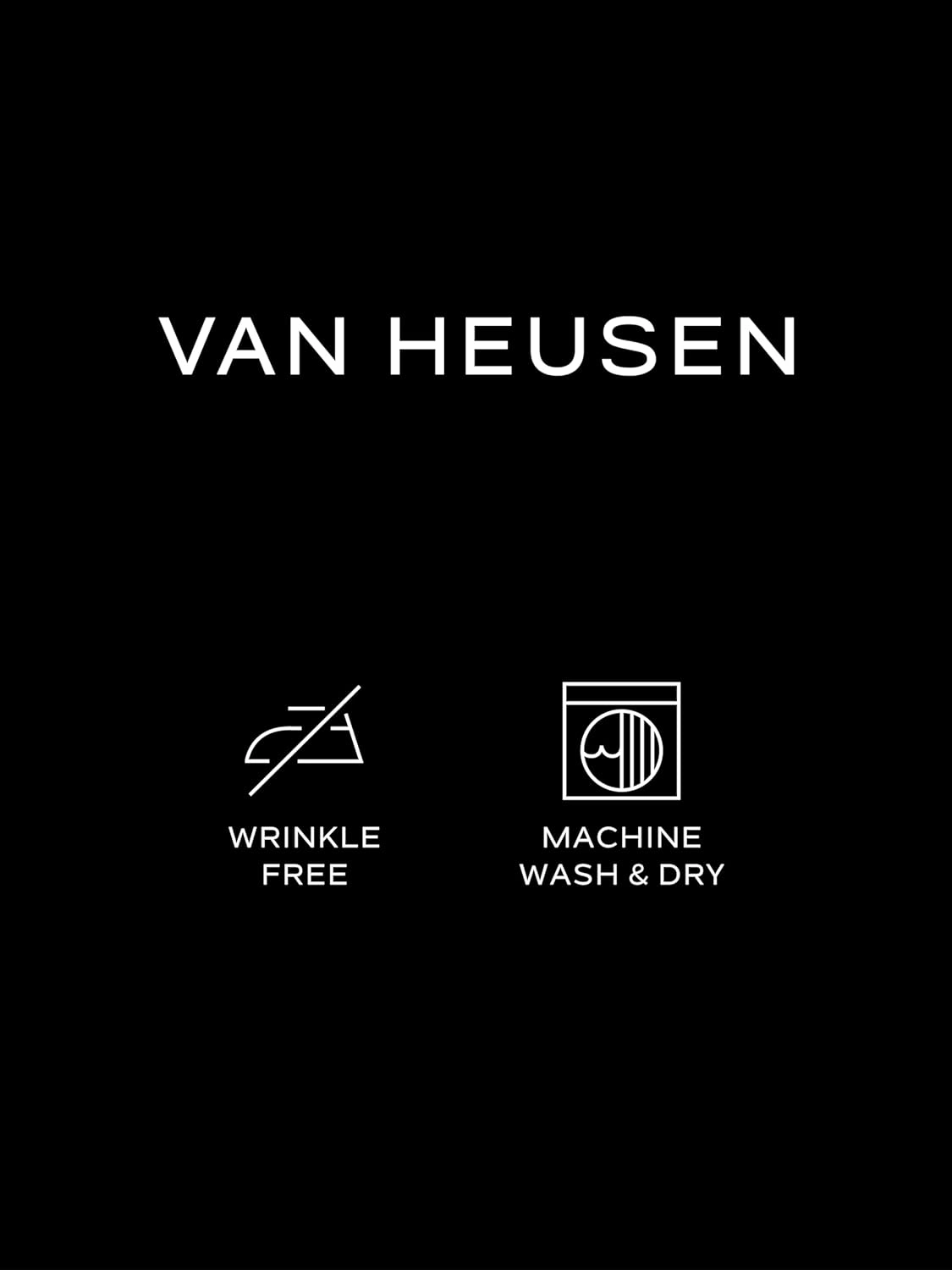 Van Heusen Men's Tall FIT Dress Shirts Poplin