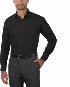 Van Heusen Men's Tall FIT Dress Shirts Poplin