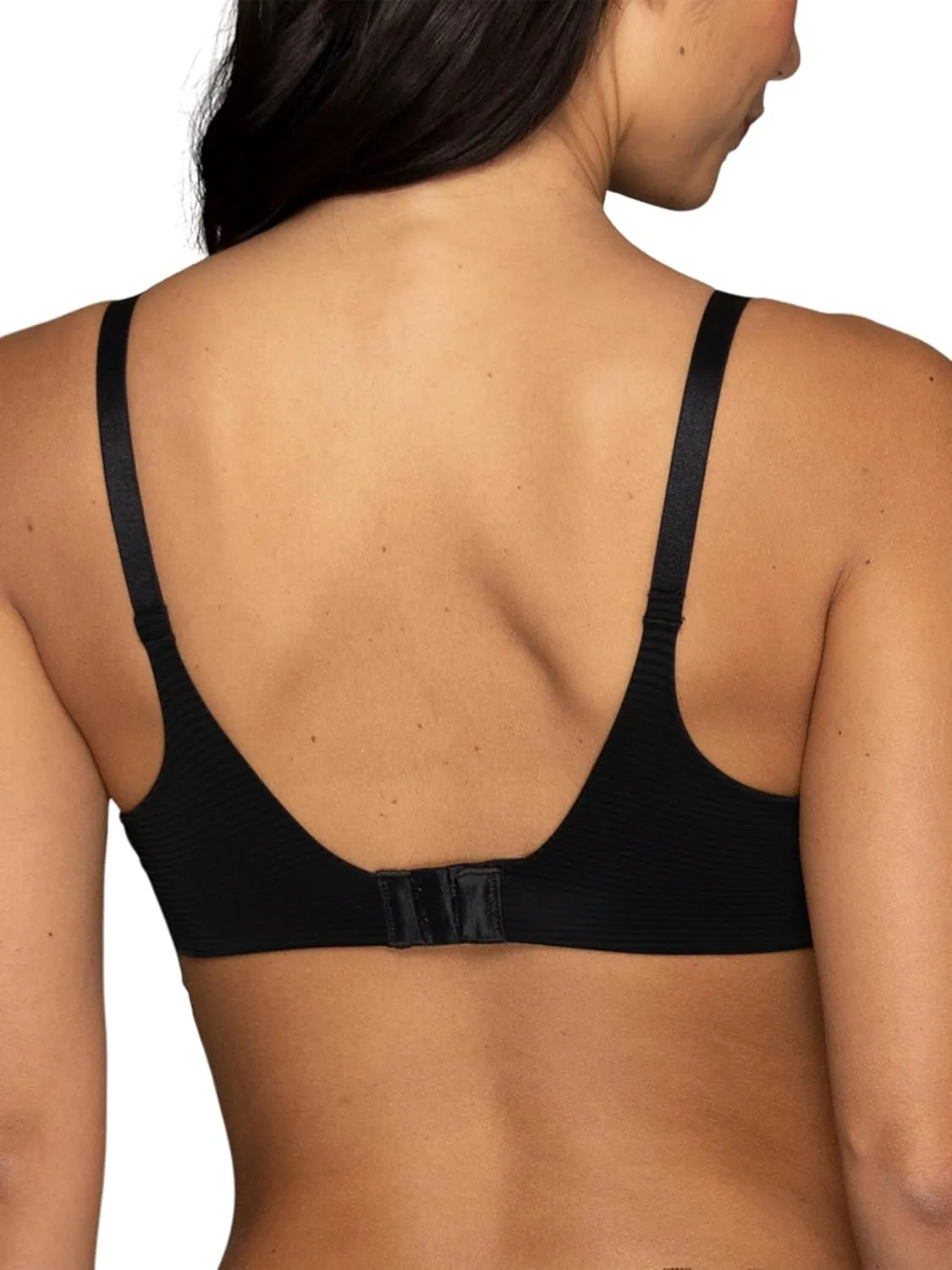 Vanity Fair Women's Full Coverage Beauty Back Smoothing Bra, 4-Way Stretch Fabric, Lightly Lined Cups up to DD