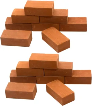 VANZACK 50pcs Miniature Bricks Model for DIY Fairy Garden Decor Architecture Display Creative Play for Imaginative Projects and Table Supplies