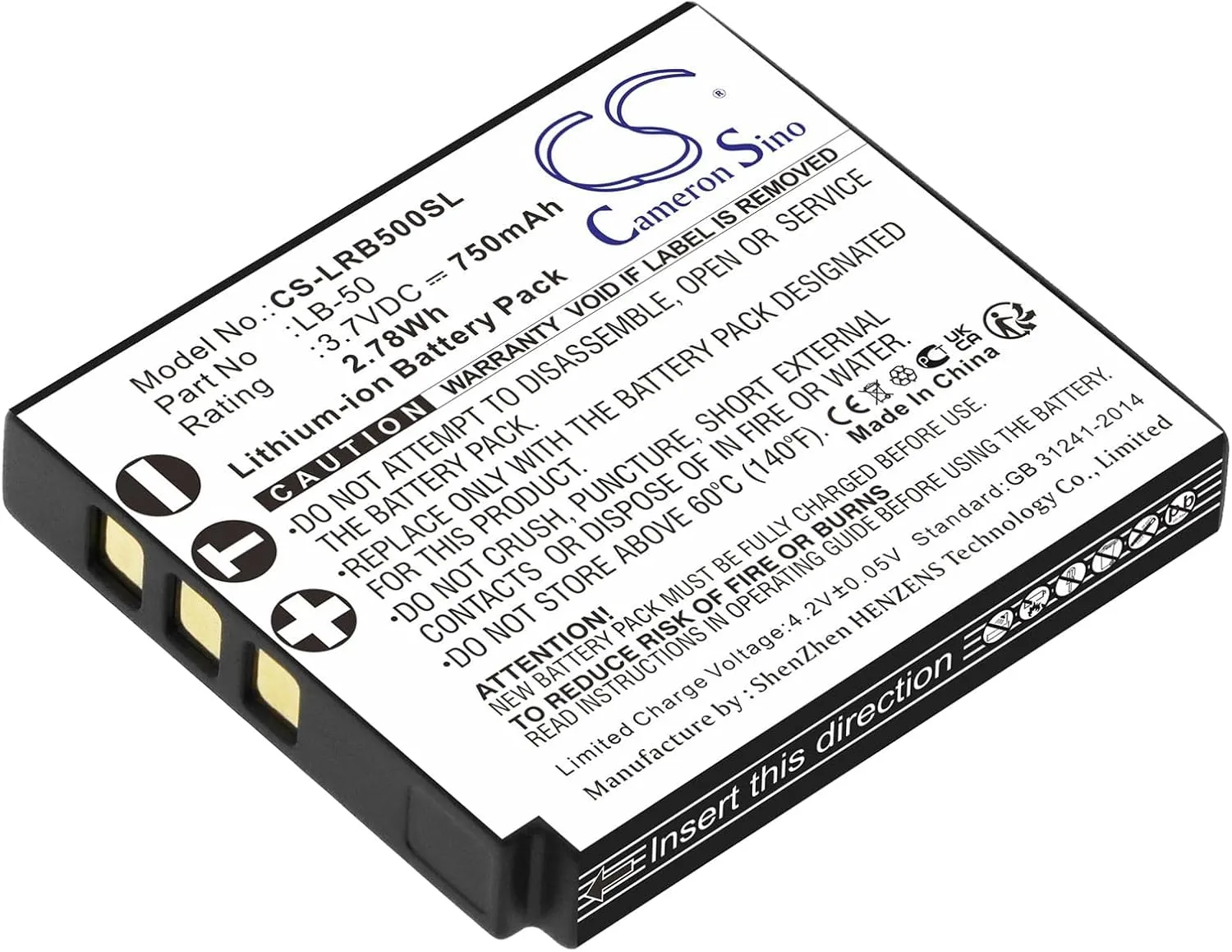 VI VINTRONS Battery for Lectrosonics IFBR1B Receiver, SSM Bodypack Transmitter, SSM Micro Transmitter,