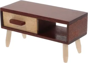 VICASKY Miniature Dollhouse Tv Cabinet Scale Stand Cute Tiny Furniture for Dollhouse Living Room Decor Versatile Display for Home Decor Photography Props
