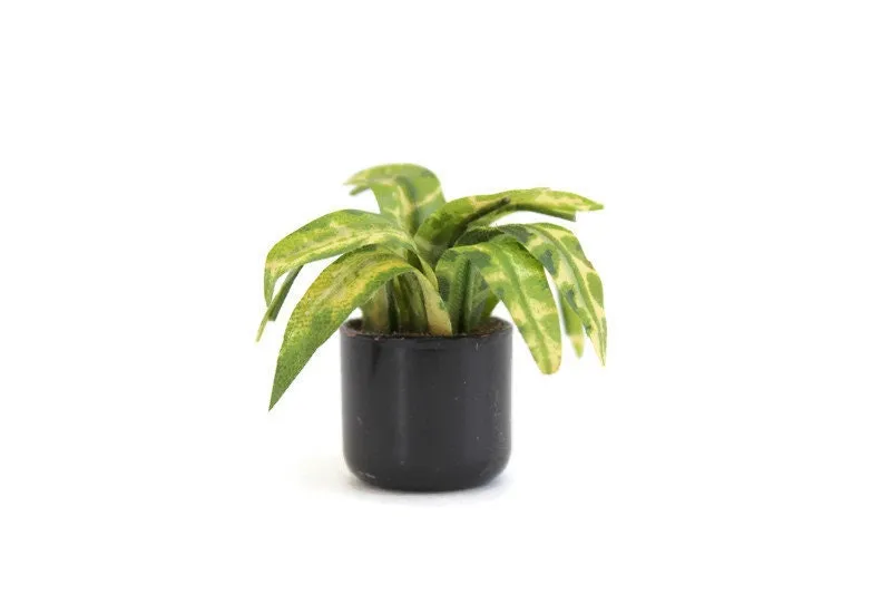 Vintage 1:12 Miniature Dollhouse Potted Houseplant