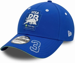 Visa Cash App Racing Bulls - Official Daniel Ricciardo Drivers Edition - Baseball Cap Hat - Adjustable - Blue/White, Blue, One Size