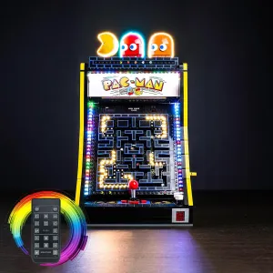 VONADO LED Light Kit Compatible with Pac-Man Arcade Machine (NO Model), Remote Control Lighting Compatible with 10323 (ONLY Lights)