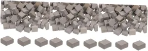 Wakauto 3sets Table Brick Model Micro Landscape Brick Model Mini Stone Blocks for Kids 100pcs*3
