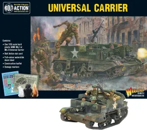 Warlord Bolt Action Universal Carrier 1:56 WWII Military Wargaming Plastic Model Kit, Small