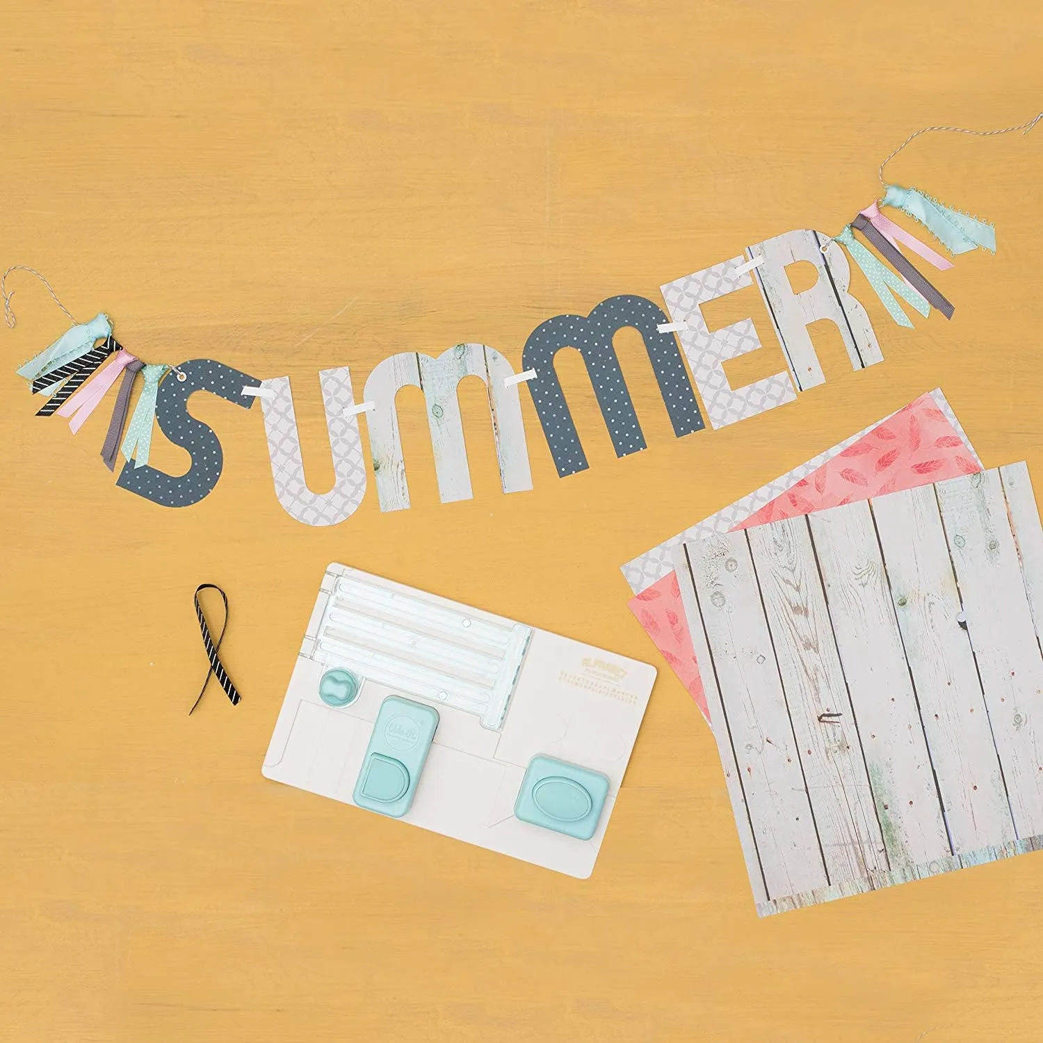 We R Memory Keepers Alphabet Punch Board, Easy-to-Use, Create Custom DIY Crafting Projects, Banners, Signs, Cards, Scapbooking, Journaling, Printmaking, and More