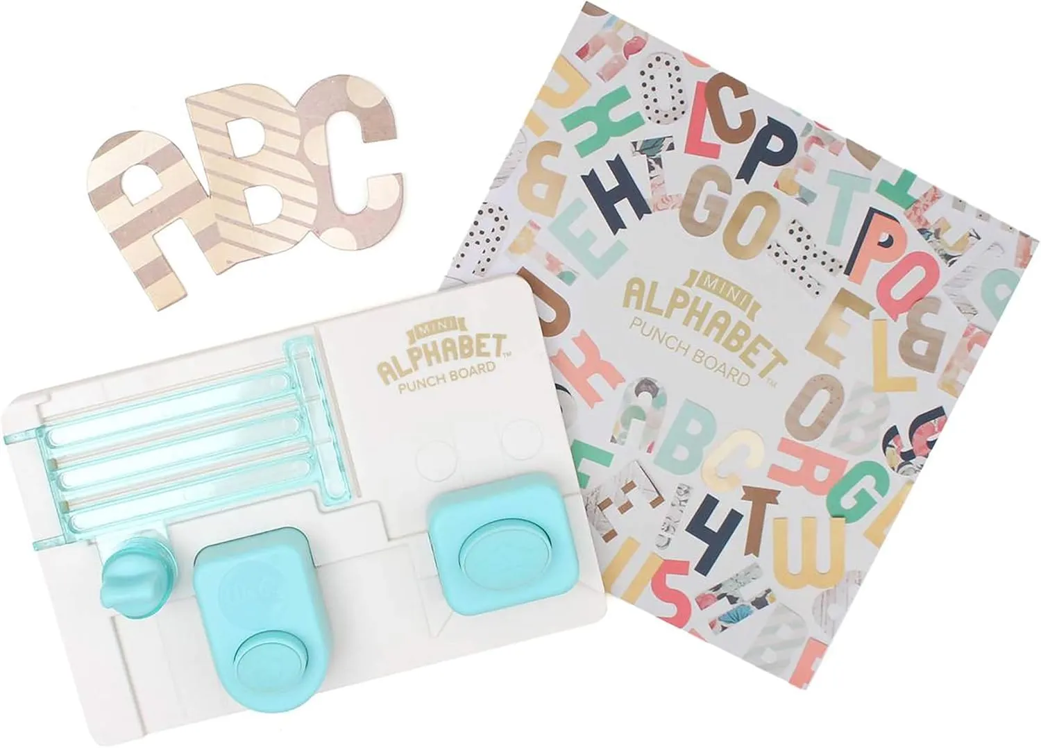 We R Memory Keepers Alphabet Punch Board, Easy-to-Use, Create Custom DIY Crafting Projects, Banners, Signs, Cards, Scapbooking, Journaling, Printmaking, and More