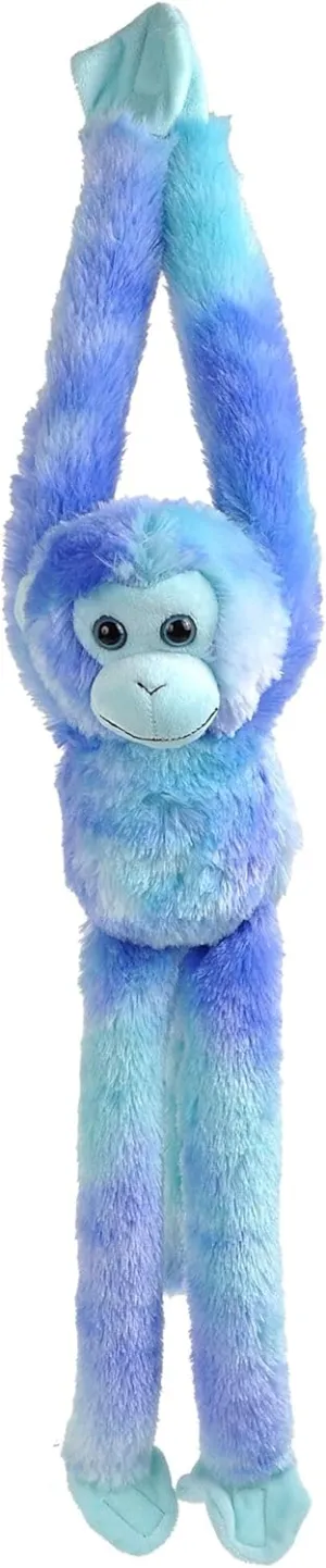 Wild Republic Vibe Brights Hanging Blue, Light and Sound, 20 inches, Gift for Kids, Plush Toy, Fill is Spun Recycled Water Bottles