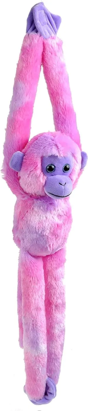 Wild Republic Vibe Brights Hanging Purple, Light and Sound, 20 inches, Gift for Kids, Plush Toy, Fill is Spun Recycled Water Bottles