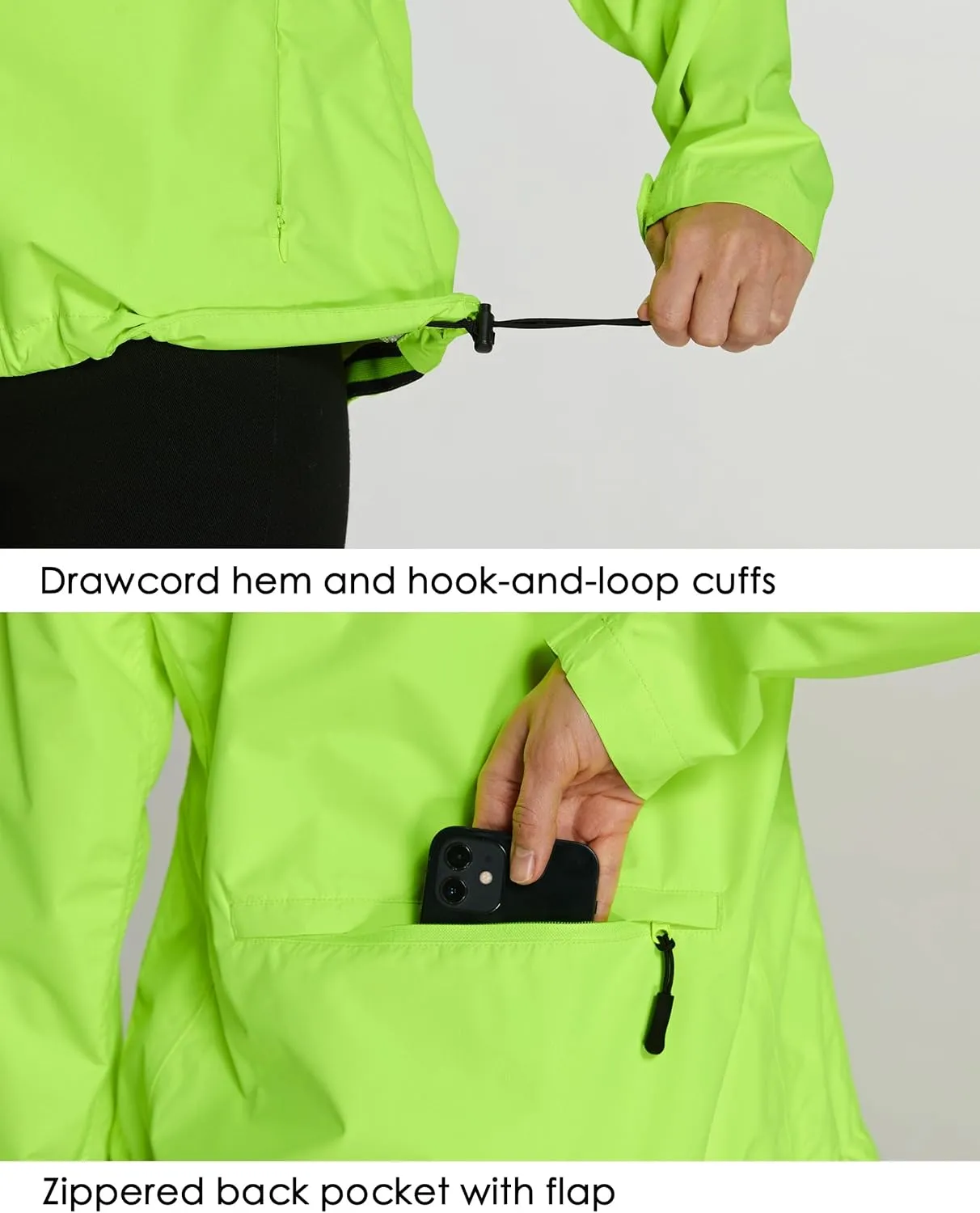 Willit Women's Cycling Running Jackets Rain Windproof Jackets Lightweight Windbreaker Bike Hiking Jacket Packable Hooded