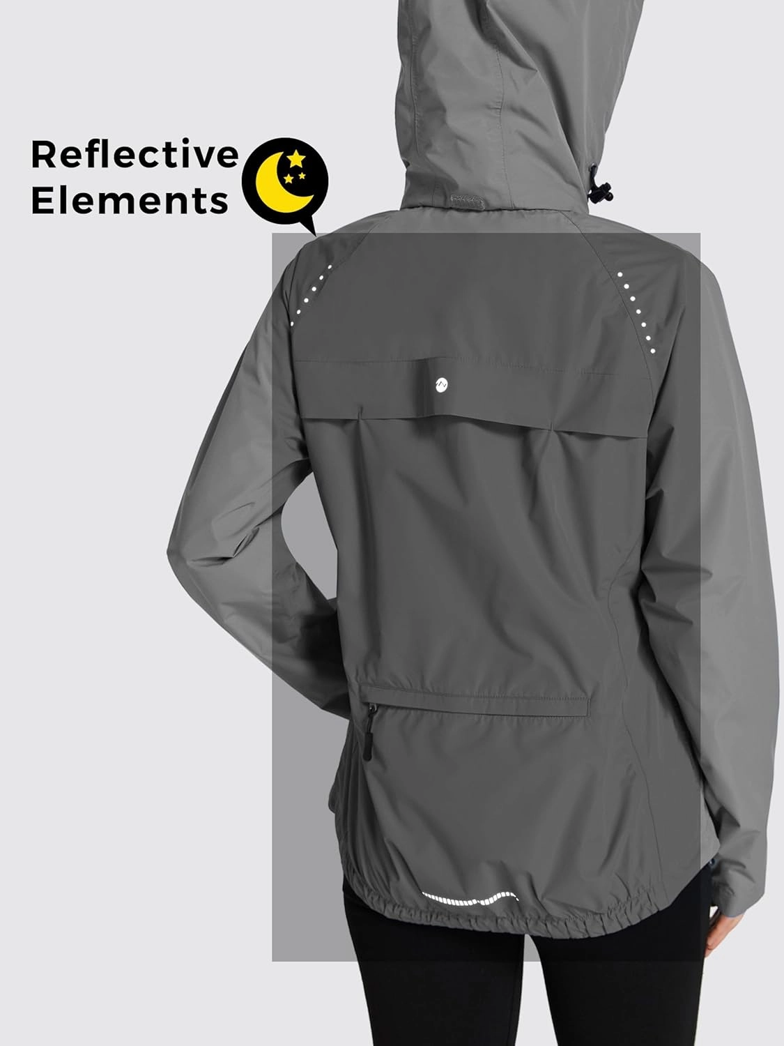 Willit Women's Cycling Running Jackets Rain Windproof Jackets Lightweight Windbreaker Bike Hiking Jacket Packable Hooded