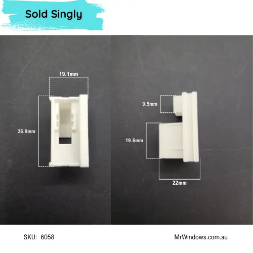 Window Guide carriage ONLY - overseas brand - 3D Printed