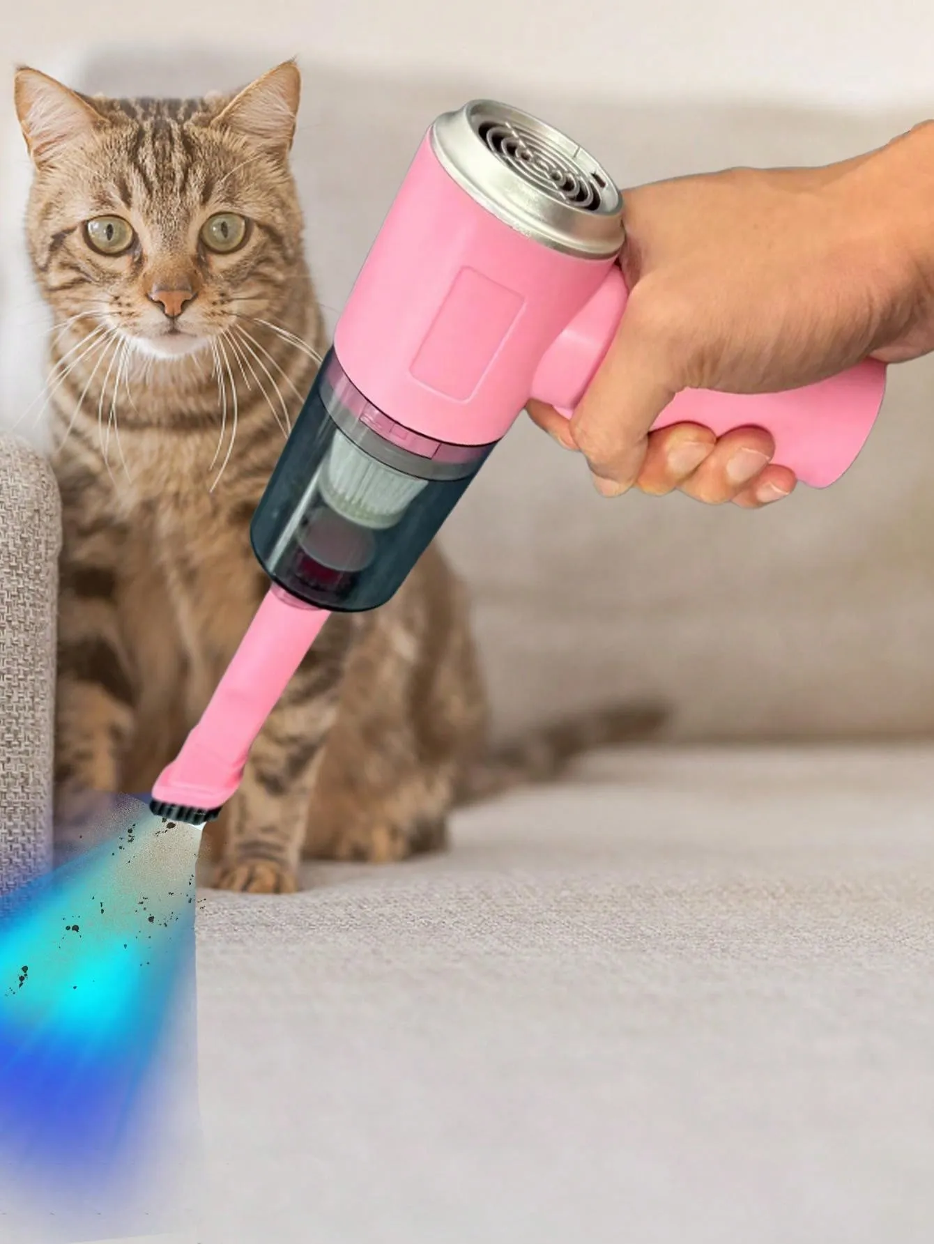 Wireless Hand-Held Vehicle Vacuum Handheld Cordless Handheld Blowers Mini Vacuum Cleaner For Home And Car Super Suction Power Can Be Used For Computerized Cleaning Of Crevices In Car Interiors At Home