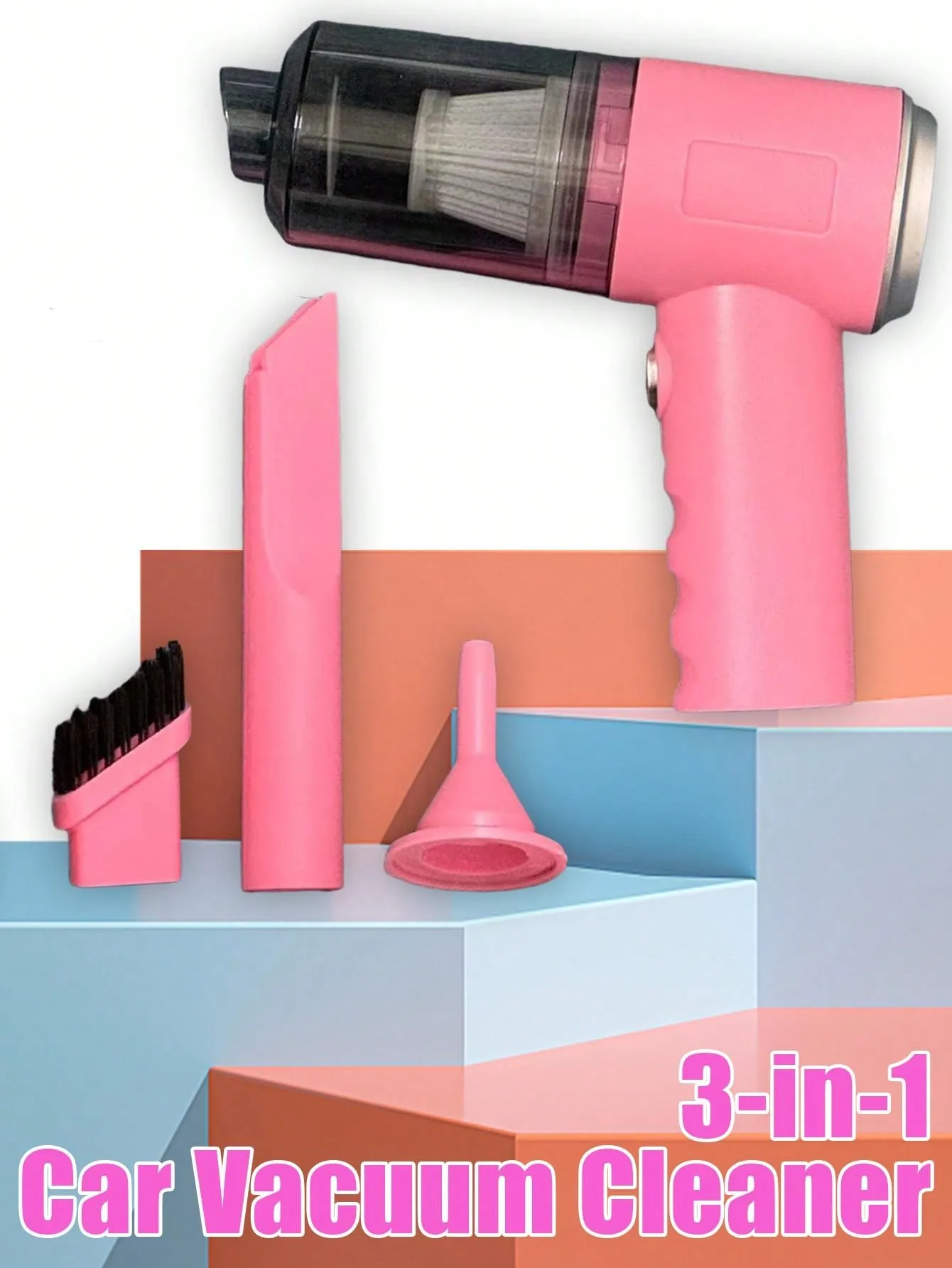 Wireless Hand-Held Vehicle Vacuum Handheld Cordless Handheld Blowers Mini Vacuum Cleaner For Home And Car Super Suction Power Can Be Used For Computerized Cleaning Of Crevices In Car Interiors At Home