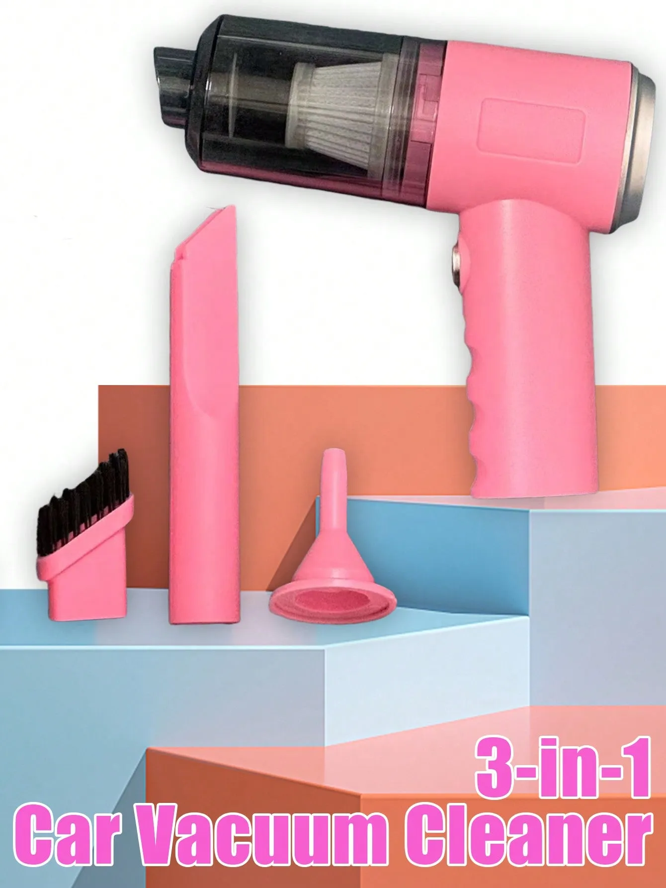 Wireless Hand-Held Vehicle Vacuum Handheld Cordless Handheld Blowers Mini Vacuum Cleaner For Home And Car Super Suction Power Can Be Used For Computerized Cleaning Of Crevices In Car Interiors At Home