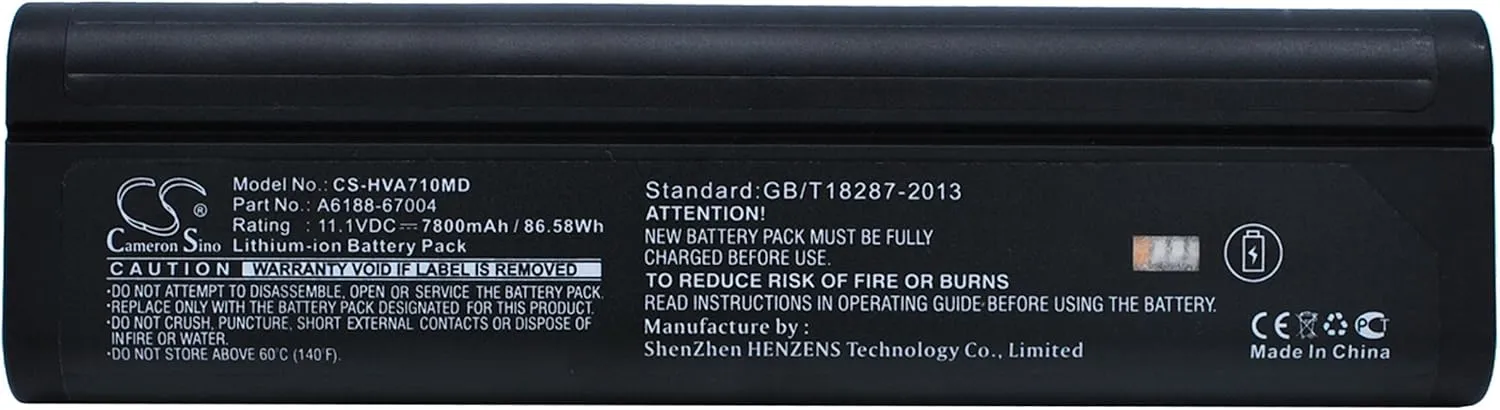 WOLWES Battery Replacement for Yokogawa P/N: 739883, AQ7282A, AQ7282M, AQ7283A, AQ7283F, AQ7283H, AQ7283K, AQ7284A, AQ7284H, AQ7285A