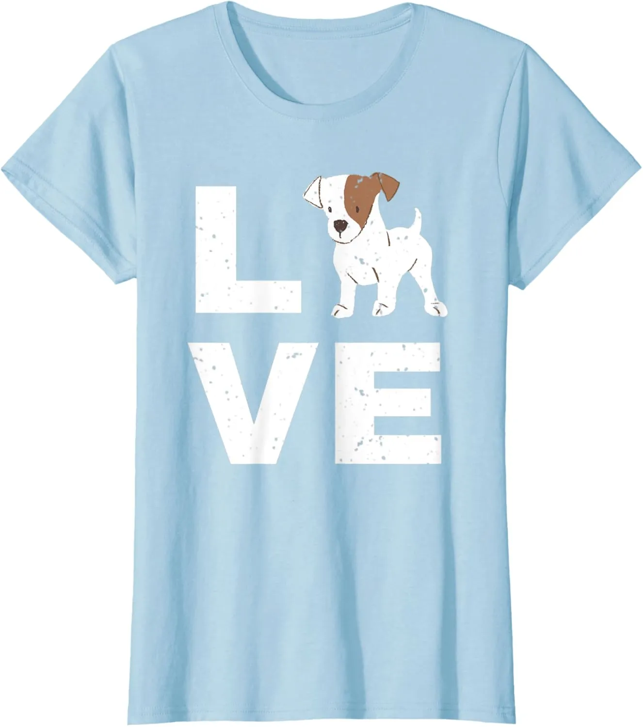 Womens I Love My Jack Russell Dog Puppy Pet Lover Gift T-Shirt