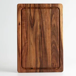 Wooden Cutting Board for Kitchen Acacia Wood Chopping Board serving board for Meat, Vegetables, Fruit and Cheese board large size 15x10 Inches cutting boards