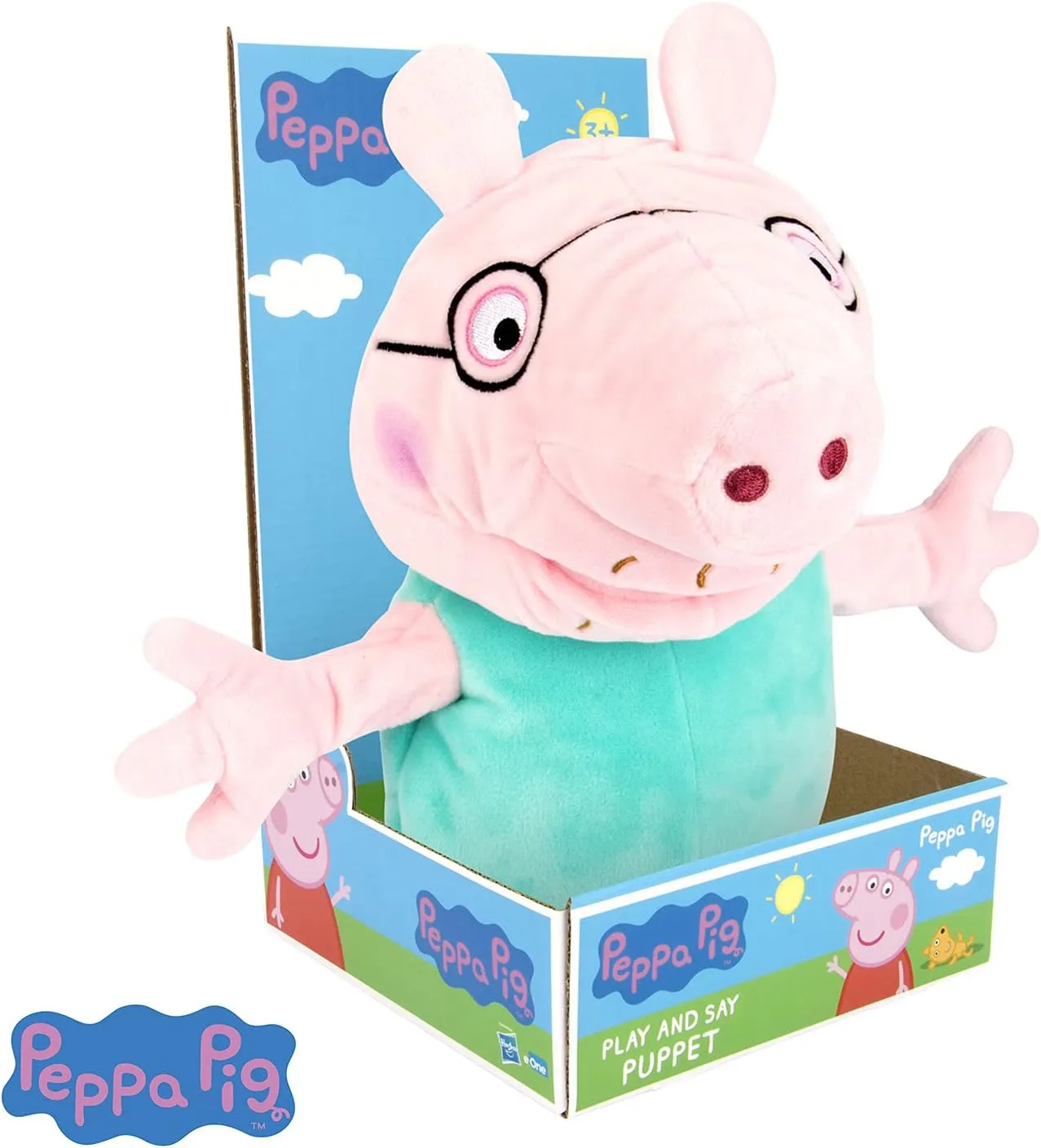 WowWee Peppa Pig Puppets - Daddy Pig, Multicolor