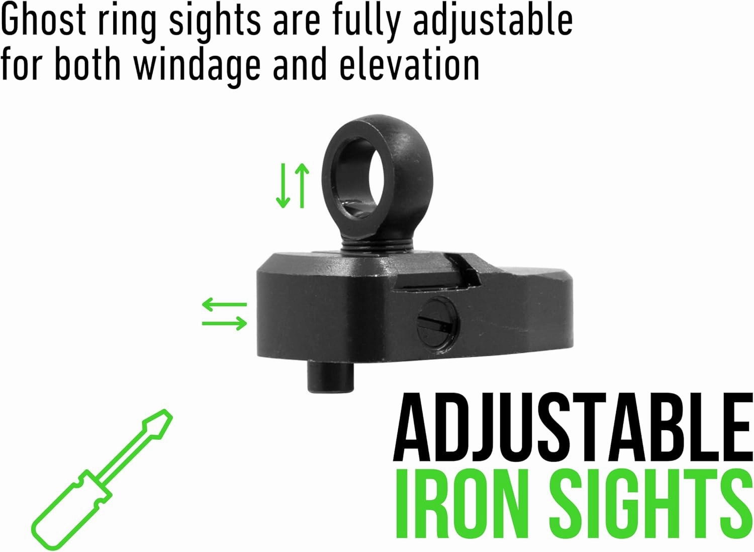 XS SIGHTS Marlin Optic Mounts & Ghost Ring, Fits Marlin Lever Carbines, Easy Install Picatinny Rail & Ghost Ring w/White Stripe Front Post (Marlin 1894, 1895, 336, 308MX, 30AS, 336 35 Rem)