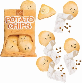 YEPPUPPY Potato Toy Set with 5 Chips   an Additional 3 Chips–- Dog Enrichment, Mental Stimulation, Interactive Dog Toys-Stress Relief Toy for Natural Foraging Skills- Food Treat Sniff Toy