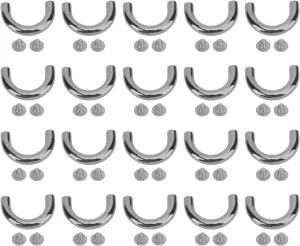 Yosoo D Ring Buckle Zinc Alloy Iron Electroplating Arch Bridge D Ring for Handbag Wallet Necklace Jewelry Zinc Alloy Iron