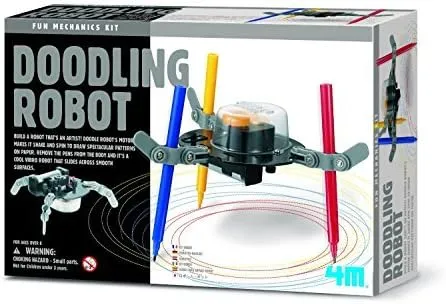 Young Engineer Doodling Robot - Children Kids Boys Girls - Classic Science Kit - New for 2015 Christmas Xmas Gift Present Fun Games & Toys Idea Age 8